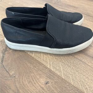 Black Slip-On Men's Shoes